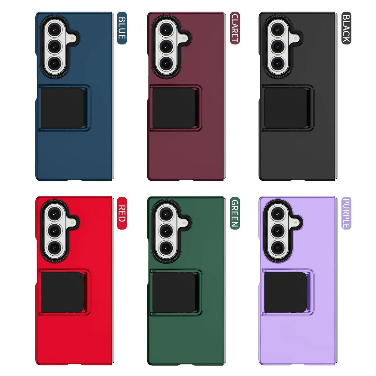SNAPFIT Case Compatible With Samsung Galaxy Z Fold8 Fold 8 Ultra Wide Ultra Thin Bracket Magnetic Stand — Black / Z Fold 8 Ultra