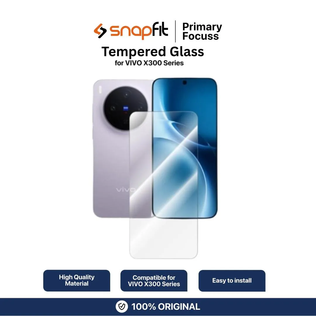 SNAPFIT Tempered Glass Compatible for VIVO X300 Pro X300 SNAPFIT Screen Protector Clear HD Privacy Anti Spy Anti Gores Pelindung Layar Guard - Primary Focuss — Back Hydrogel Clear / Vivo X300