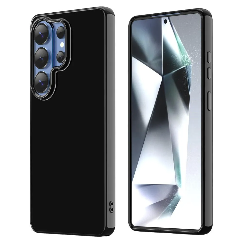 SNAPFIT Case Compatible With Samsung Galaxy S26 Ultra Plus SNAPFIT Soft TPU Glossy Black ā Camera Hole / Samsung S26