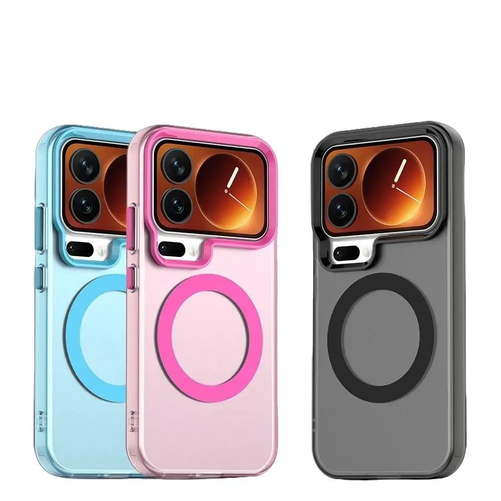 SNAPFIT Case Compatible for Xiaomi 17 Pro Max SNAPFIT Candy Frosted Magnetic MagSafe Macaroon Candy Color Protective Cover Casing - Primary Focuss — Black / Xiaomi 17 Pro