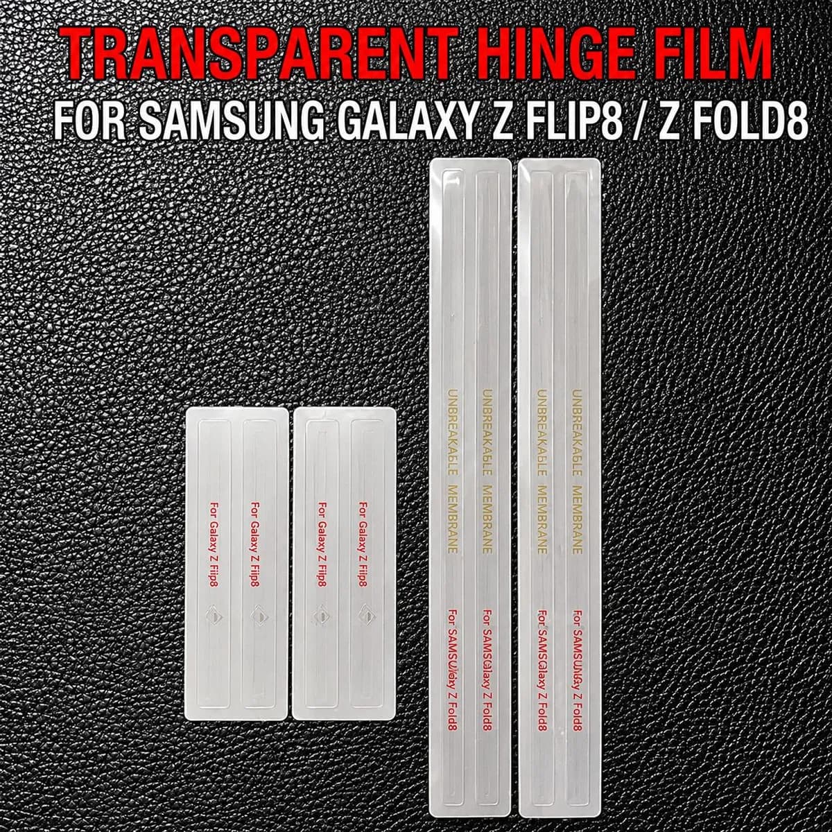 Hydrogel Compatible for Samsung Z Fold 8 Ultra Z Flip 8 SNAPFIT Hinge Protector Clear Anti Gores Hydrogel Engsel 2 Pcs ā Z Fold 8 Ultra