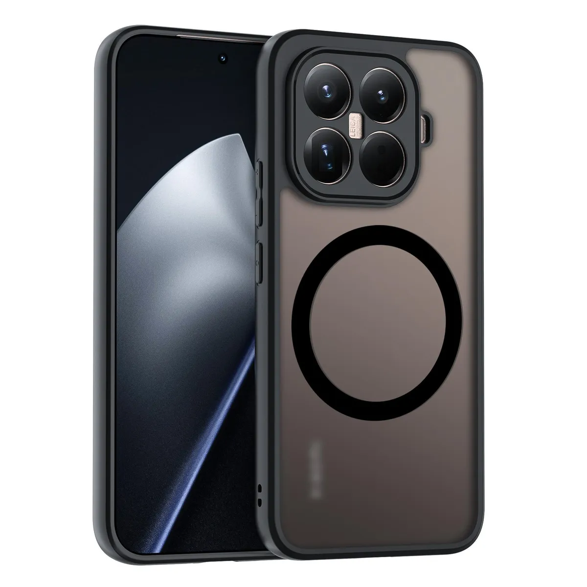 Case Compatible for Xiaomi 17T / 17T Pro SNAPFIT Matte Black Skin Feel Anti Shock Protective Casing Cover ā Clear Black / Xiaomi 17T