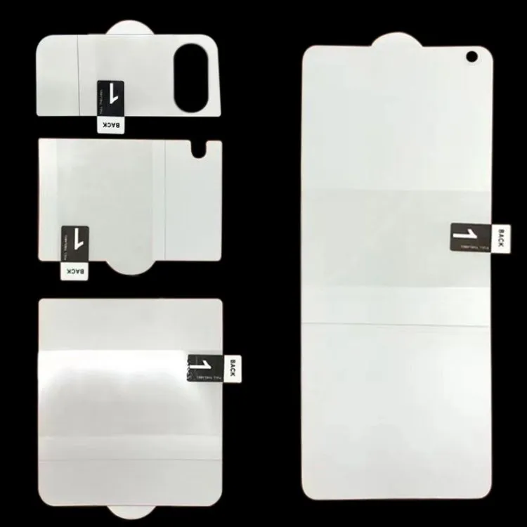 SNAPFIT Screen Protector Compatible With Samsung Galaxy Z Flip8 Flip 8 Hydrogel Film Clear Matte Fullset — Fullset Clear