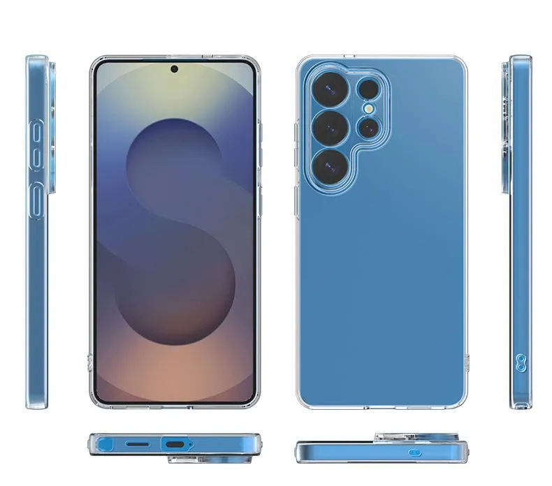 SNAPFIT Case for Samsung S26 Ultra Plus SNAPFIT Soft TPU Clear Ultra Thin Slim Transparent TPU Protective Cover Casing - Primary Focuss — Camera Hole / S26 Ultra