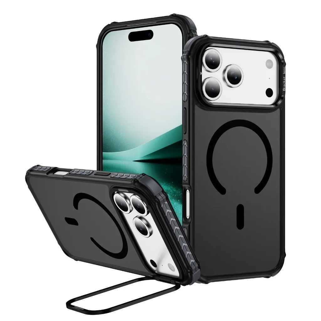 SNAPFIT Case iPhone 18 Pro Max 18 Pro Transparent Military Grade Metal Button