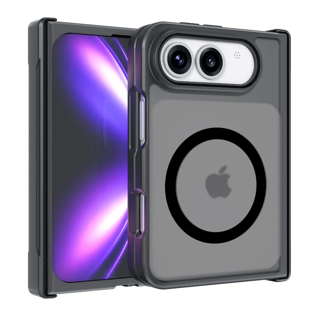 SNAPFIT Case iPhone Duo MagSafe Magnetic Full Hinge Protector — Black Matte