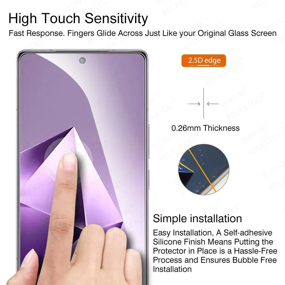 SNAPFIT Tempered Glass Vivo X300 Pro X300 Anti Spy Full Cover — Full Cover / Vivo X300